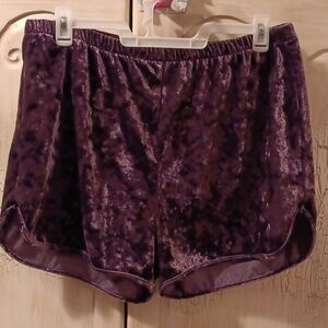Purple  Velvety 💜 Shorts